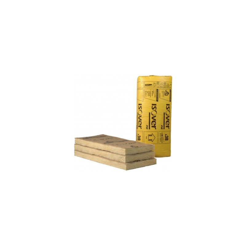 ▷  ISOVER PB 38 REVETU KRAFT | Ep.120mm 0,6mx1,35m | R3,2 au meilleur prix -  ISOVER PB 38 pour murs intérieurs