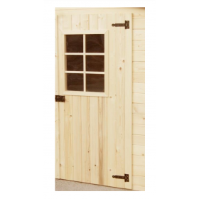 Abri range outils bois avec plancher portes ED1708