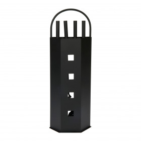 ▷ Serviteur de cheminée 66 cm 4 accessoires : pelle, pince, tisonier,  balai. au meilleur prix - Serviteur