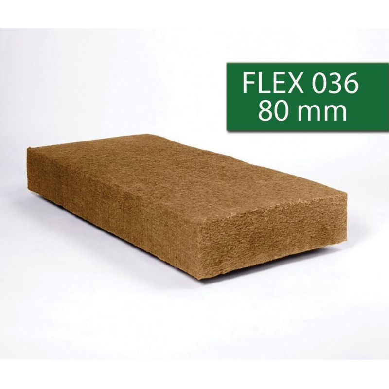 ▷ STEICO flex 036 panneaux isolants laine de bois 80mm R2.2 au