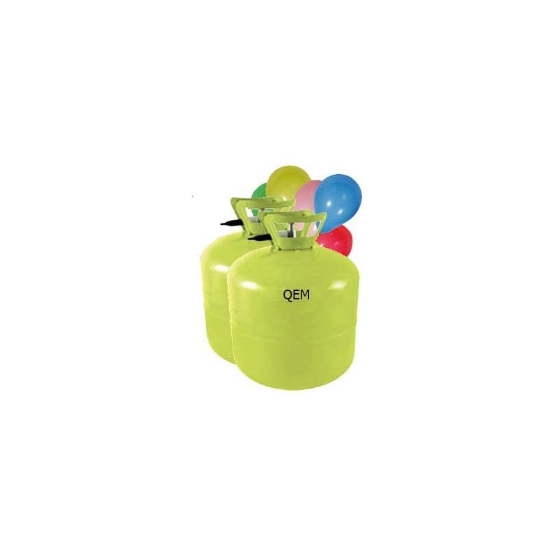 Lot de 2 Grandes Bouteilles hélium XL50 pour gonfler 100 ballons de baudruche de 23cm (non inclus)