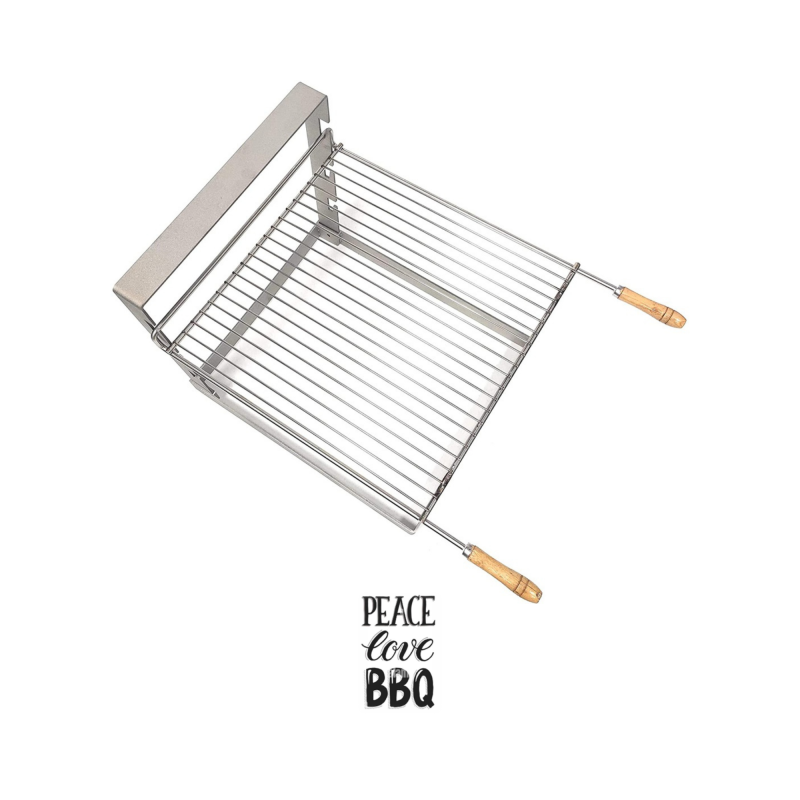 Support Grille Barbecue Encastrable Avec Grille En Acier Inoxydable Pour Chemin E Ou Barbecue