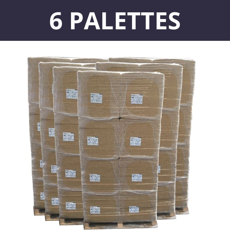 Lot de 6 Palettes STEICOflex 036 120mm 1220x575R3.3