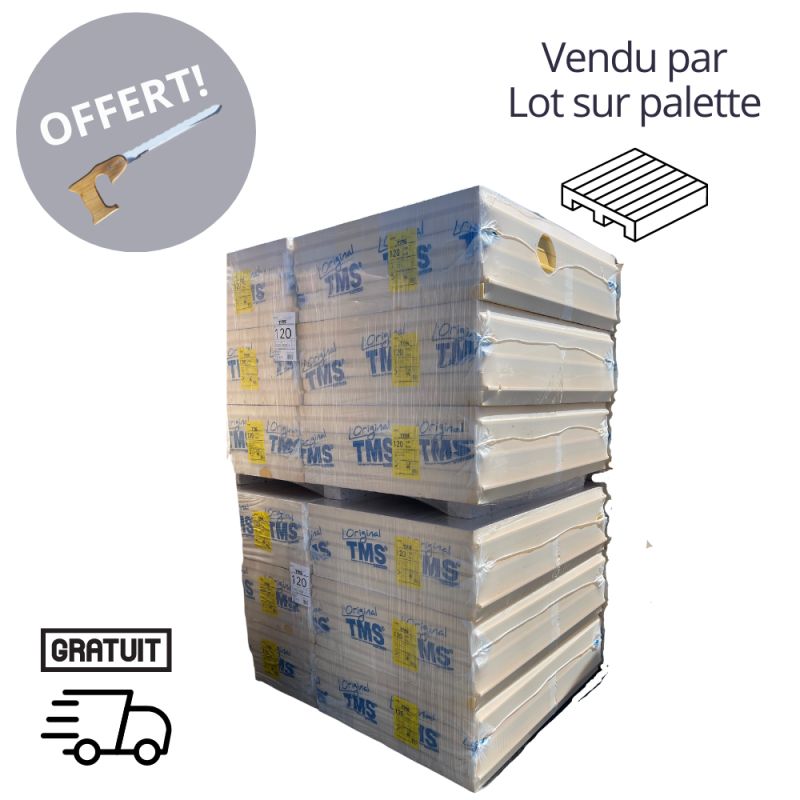 PROMO PACK TMS 52mm - Lot de 42m² soit 35 plaques | + 1 Scie isolant offert ISOQEM