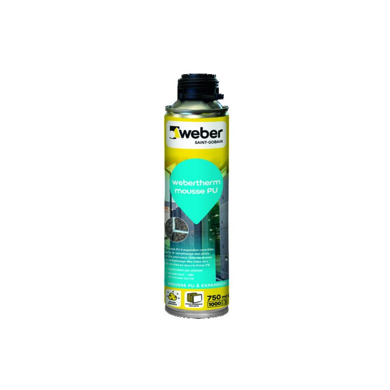 WEBER MOUSSE PU AEROSOL 750ML